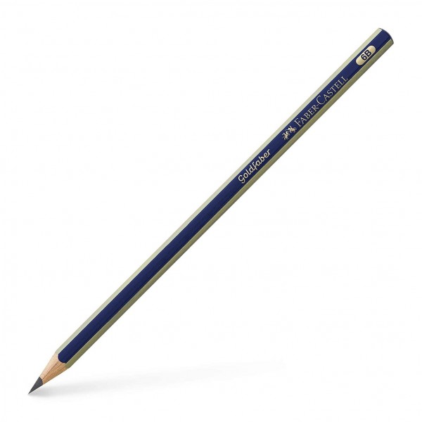 6B Gold Faber Graphite Pencil by Faber-castell