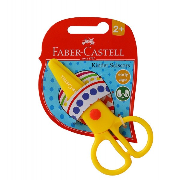 Faber-Castell Kinder Scissors Assorted (pack of 2)