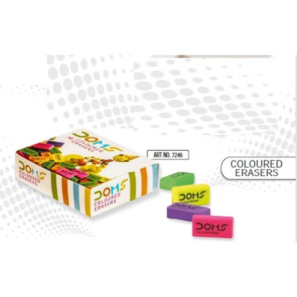 DOMS FRAGRANCE COLOUR ERASERS- PACK OF 20