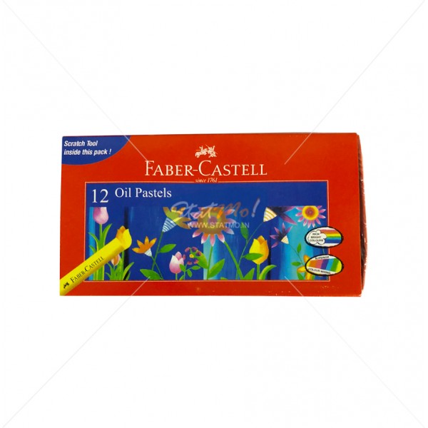 FABER CASTELL OIL PASTEL 12 SHADE (PACK OF 3)