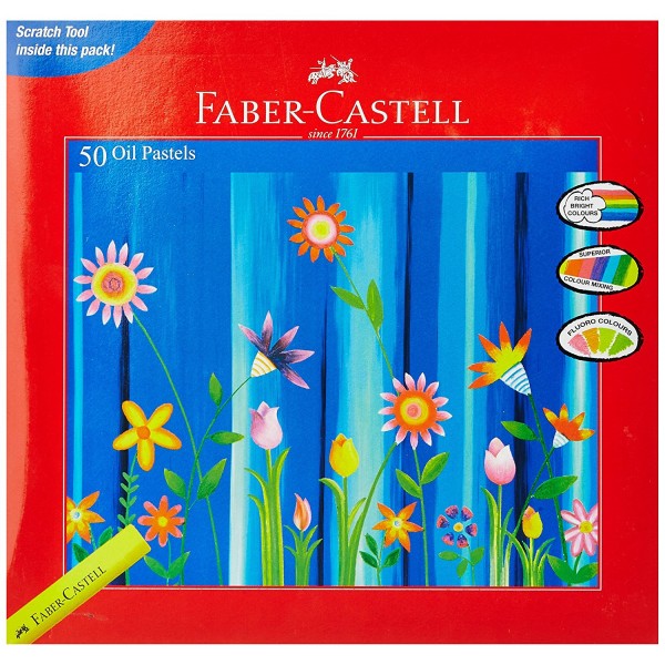 FABER CASTELL OIL PASTEL 50 SHADE