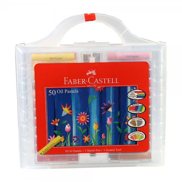 FABER CASTELL OIL PASTEL CARRY CASE ( 50 SHADES )