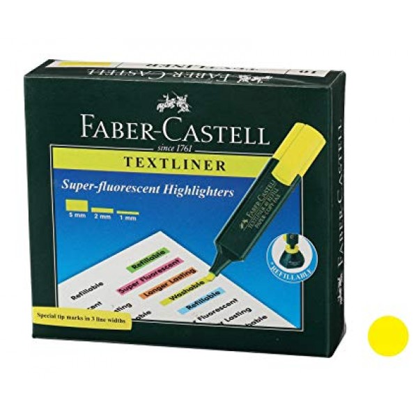 FABER CASTELL HIGHLIGHTER -PACK OF 5