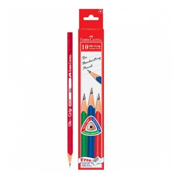 FABER CASTELL OLE GRIP PENCIL (PACK OF 2)