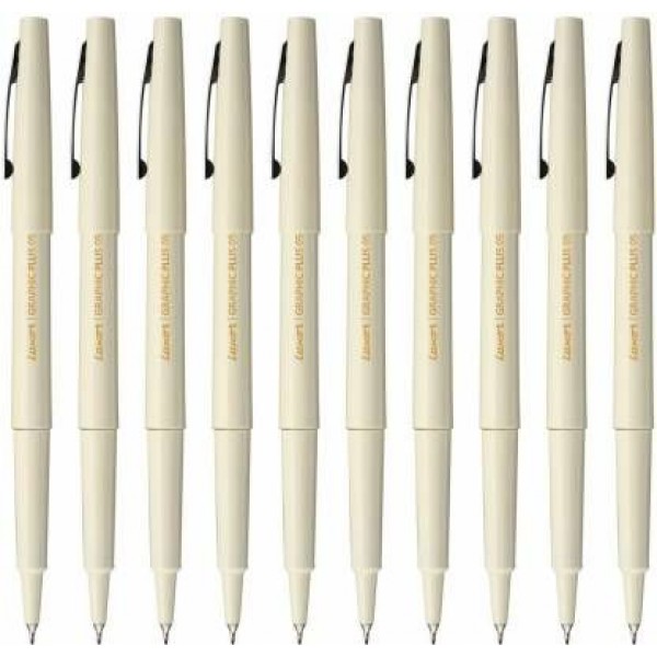 Luxor Graphic 05 Blue Fineliner Pen  (Pack of 10)