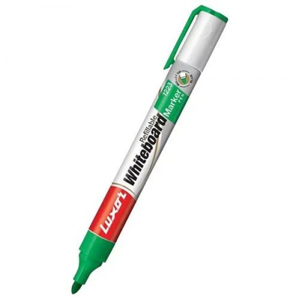 Luxor Whiteboard Marker Pen - Green, 10 pcs