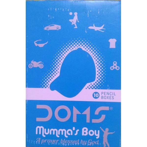 DOMS Mummy’s Boy Pencils - Set of 10 Packets; Free Gift: Two Doms Sports Car Erasers