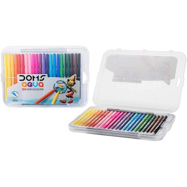 DOMS Watercolour Acqua Pen 24 Plastic Pack