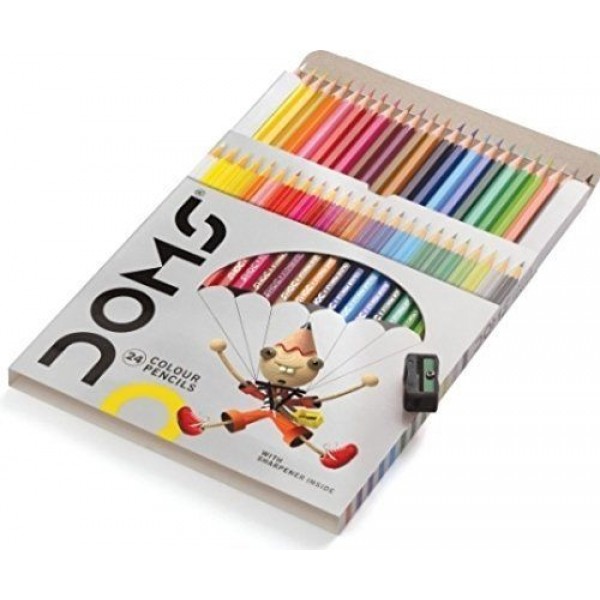doms Soft Core Colour Pencil Set for Kids, Standard (Multicolour)