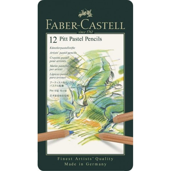 Faber Castell Pitt Pastel Pencil Set - Pack of 12