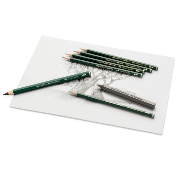 Faber-Castell 9000 Graphite Pencils Box of 12 - 4B