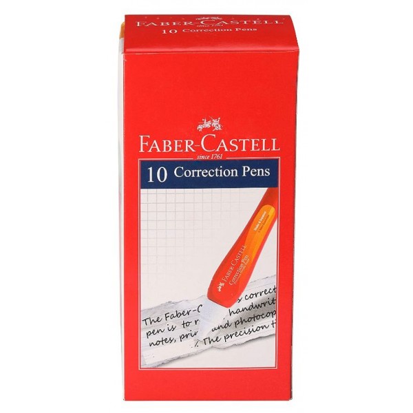 Faber-Castell Correction Pen - Pack of 10 (White)