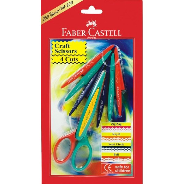 Faber-Castell Craft Scissor - Pack of 4