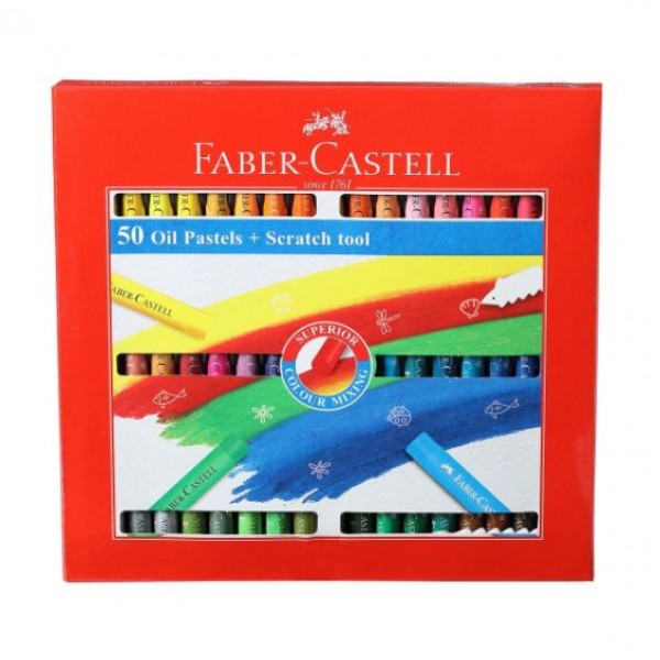 Faber-Castell Oil Pastels (Pack of 50)