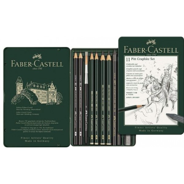 Faber-Castell Pitt Graphite Set - Pack of 11
