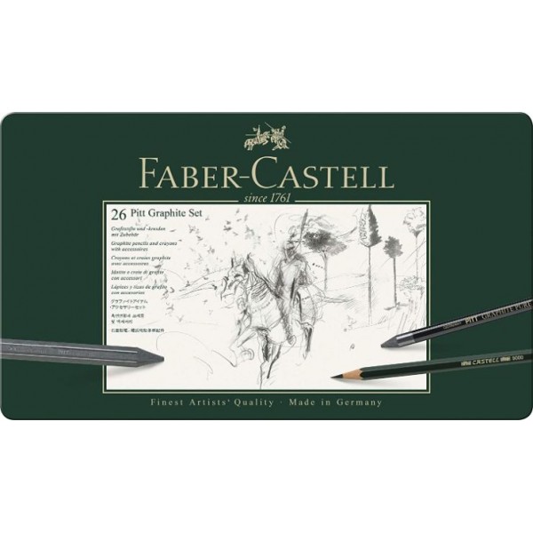 Faber-Castell Pitt Graphite Set - Pack of 26