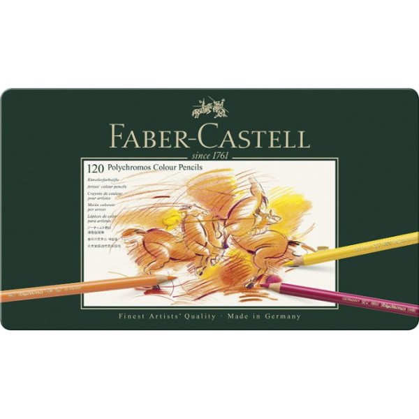 Faber-Castell Polychromos Color Pencil Set - Pack of 120