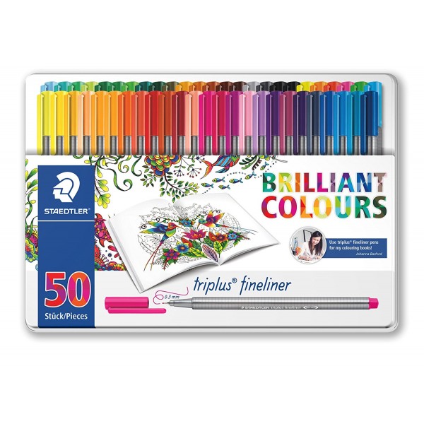 Staedtler Fineliner Color Pen Set - Pack of 50