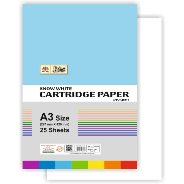 LOTUS CARTRIDGE (SNOW-WHITE) PAPER (A-3 Size)