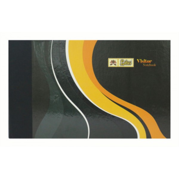 Lotus Office Series Landscape Visitors Book - 144 Page / Size -200 x 340 MM