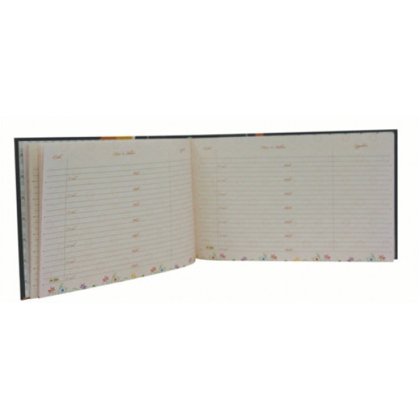 Lotus Office Series Landscape Visitors Book - 144 Page / Size -200 x 340 MM