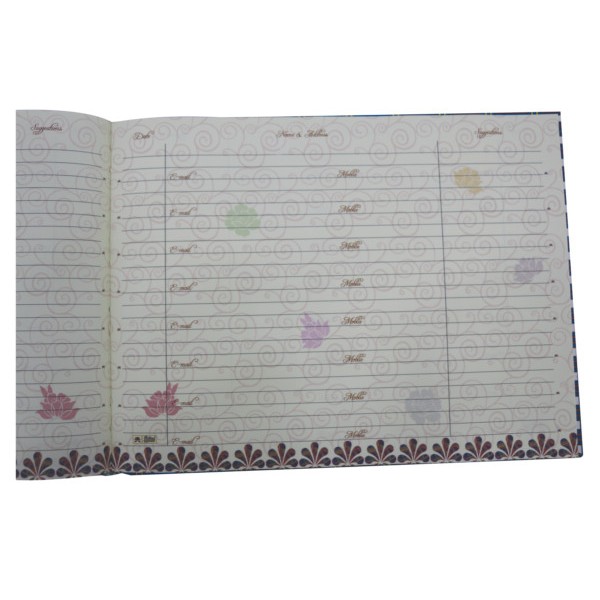Lotus Office Series Landscape Visitors Book - 144 Page / Size -225 x 290 MM