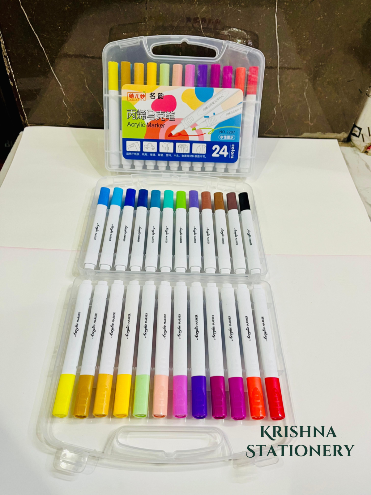Acrylic Color Marker - 24 Shade