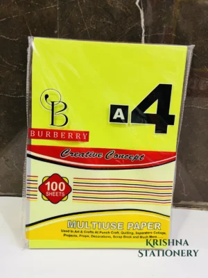 A4 100 Neon Sheets