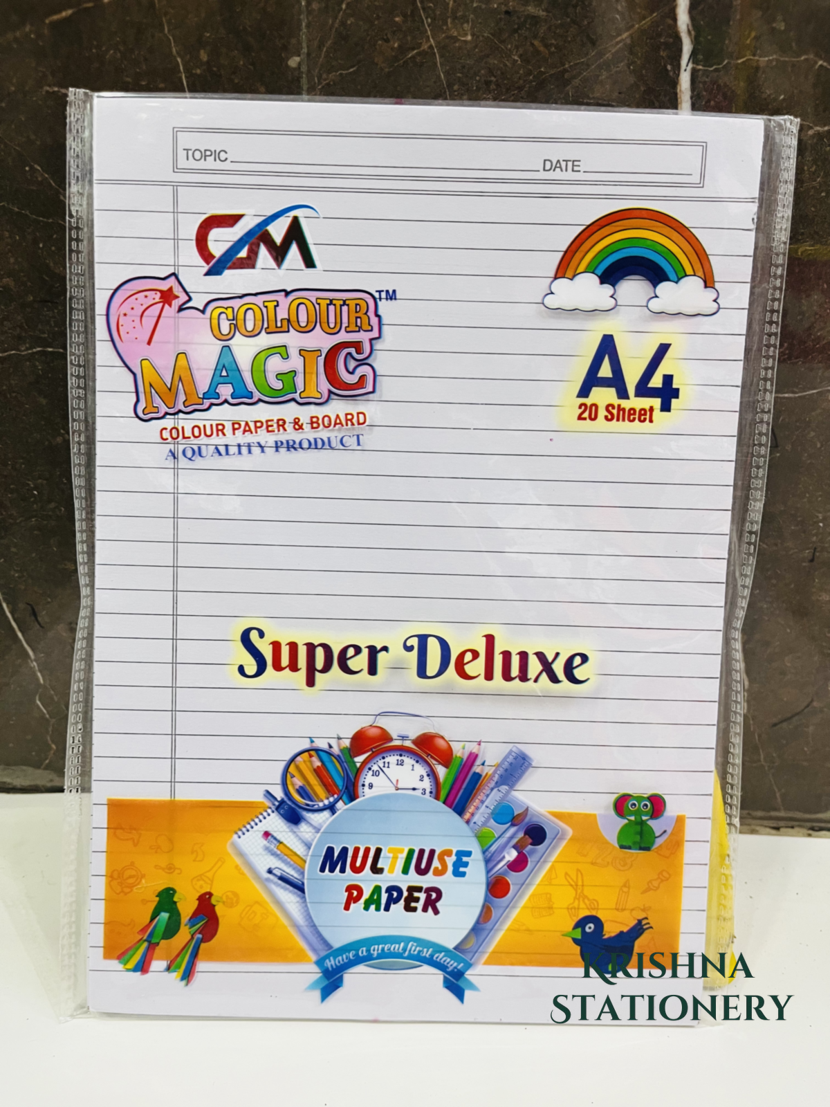 A4 Thick Ruled Sheets - Image 2
