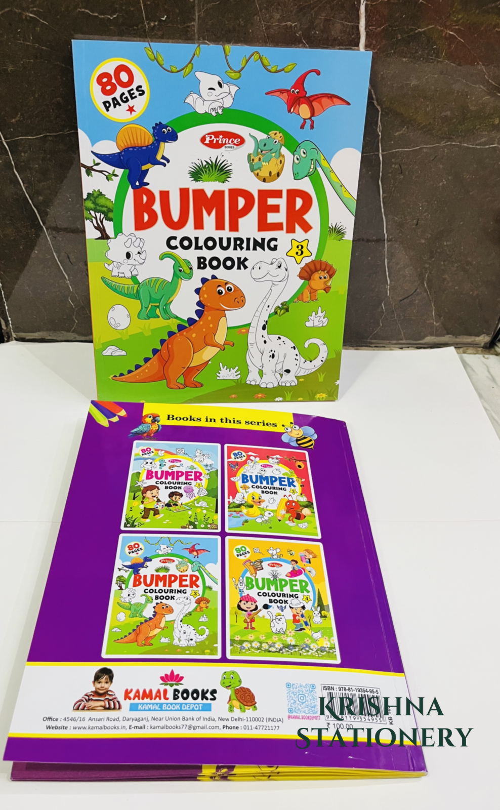 Bumper Coloring Book (Pack of 4)