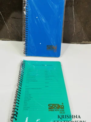 A5 - Spyko Color Spiral Thick Diary