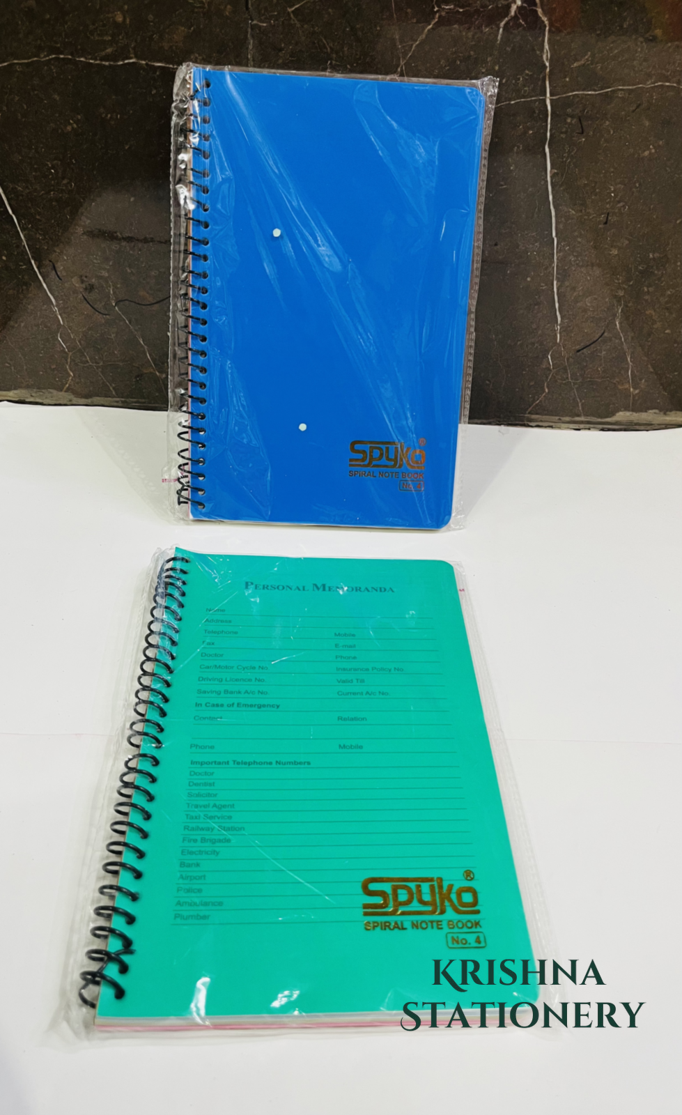 A5 - Spyko Color Spiral Thick Diary