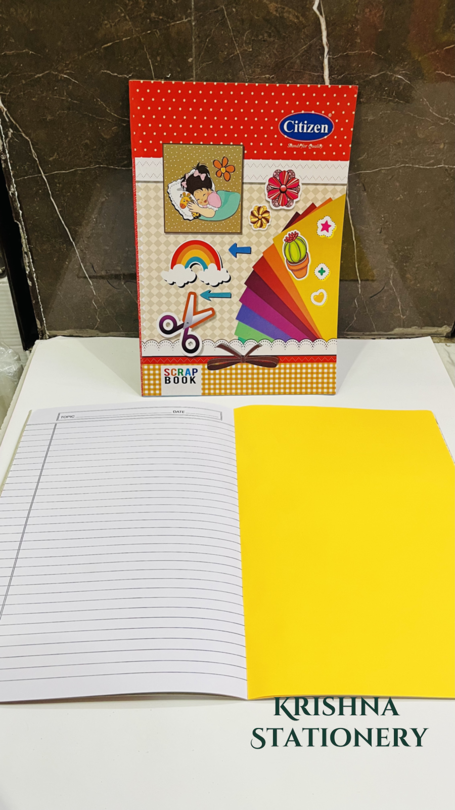 Citizen Scrap Book - Plain / Lining (Pack of 10)