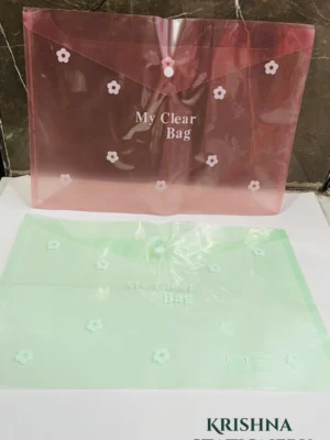 Button Bag / My Clear Bag (Pack of 12)