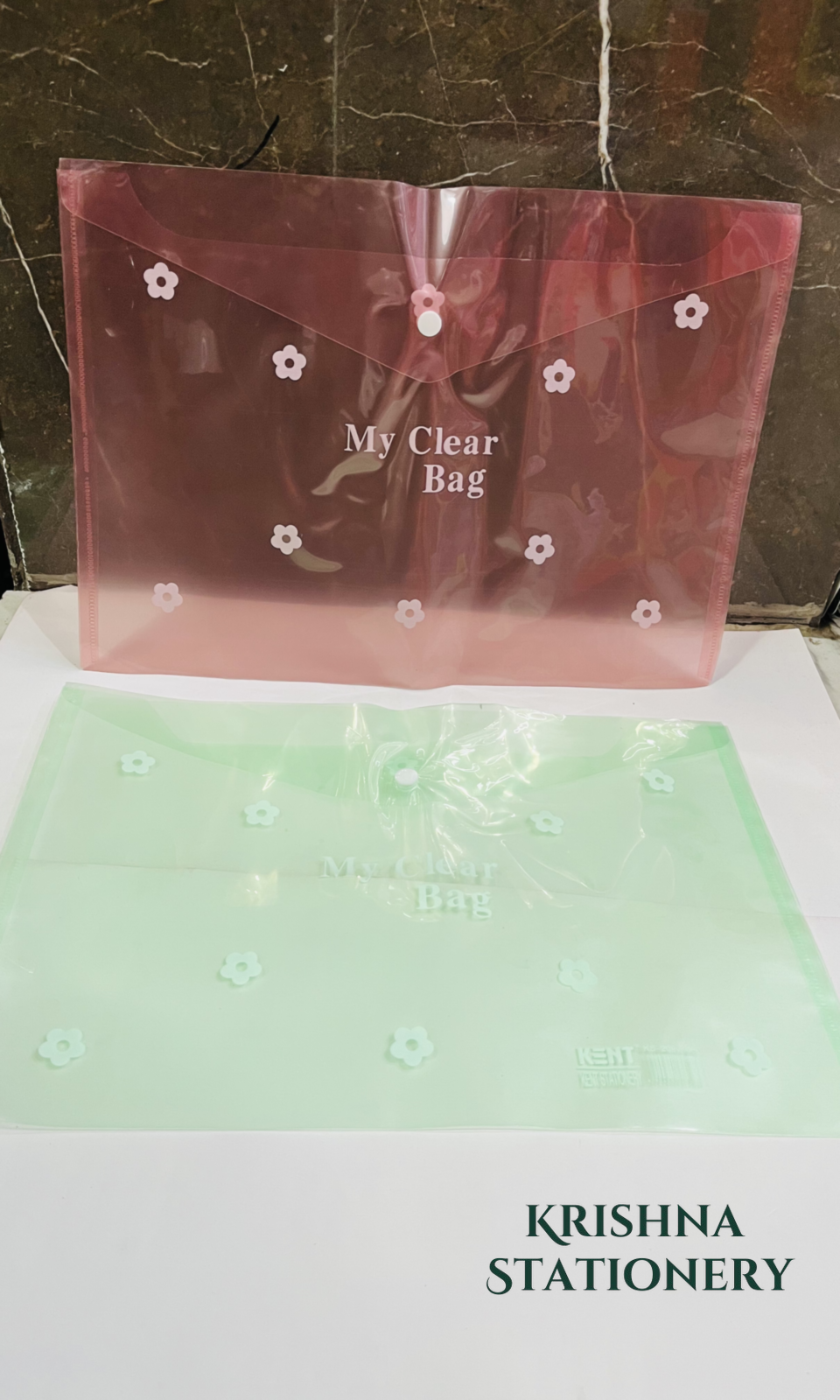 Button Bag / My Clear Bag (Pack of 12)