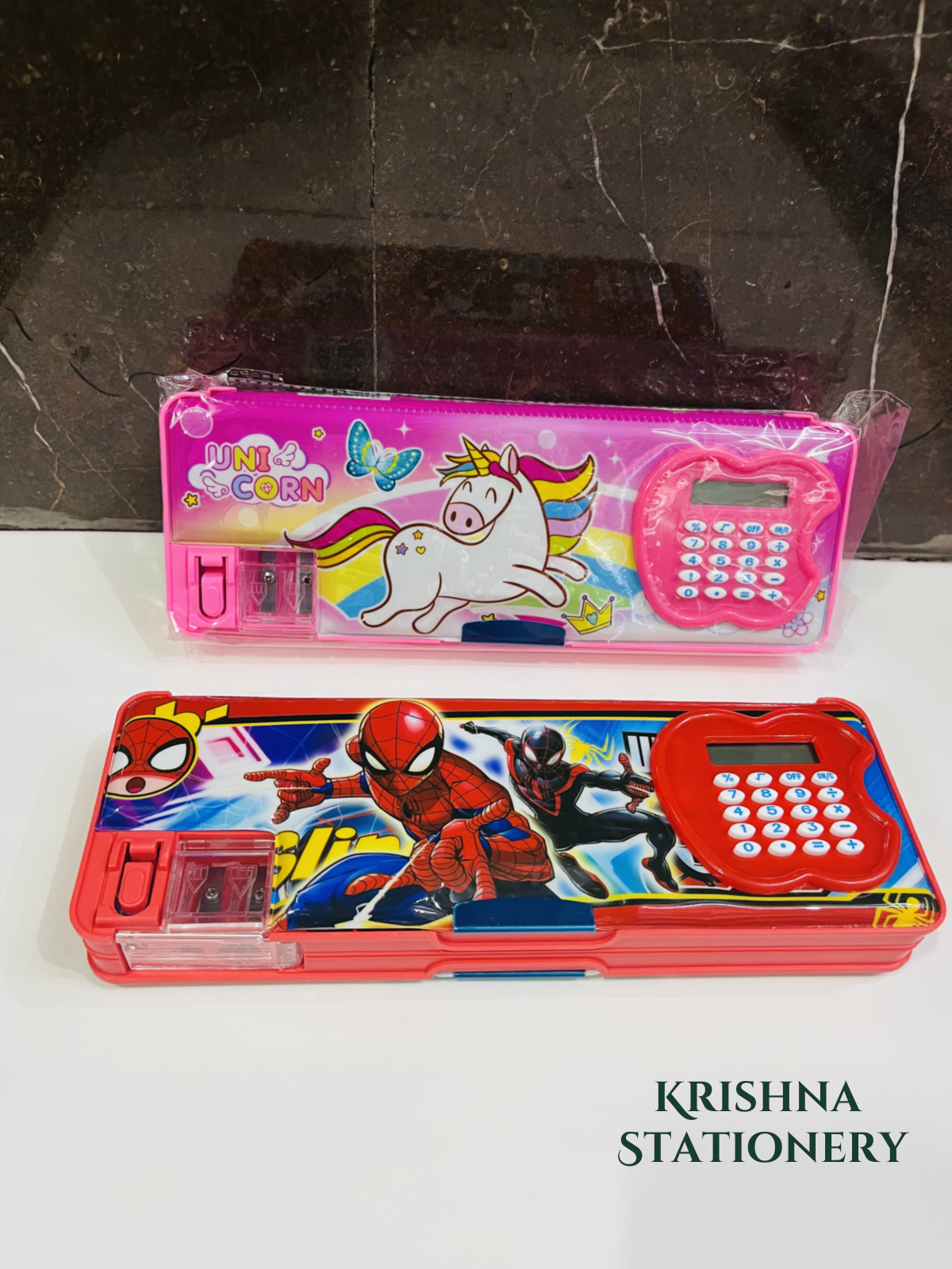 Apple Calculator Magnet Pencil Box