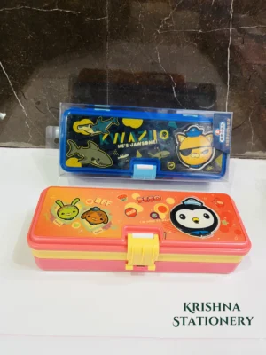 Double Partition Fancy Pencil Box