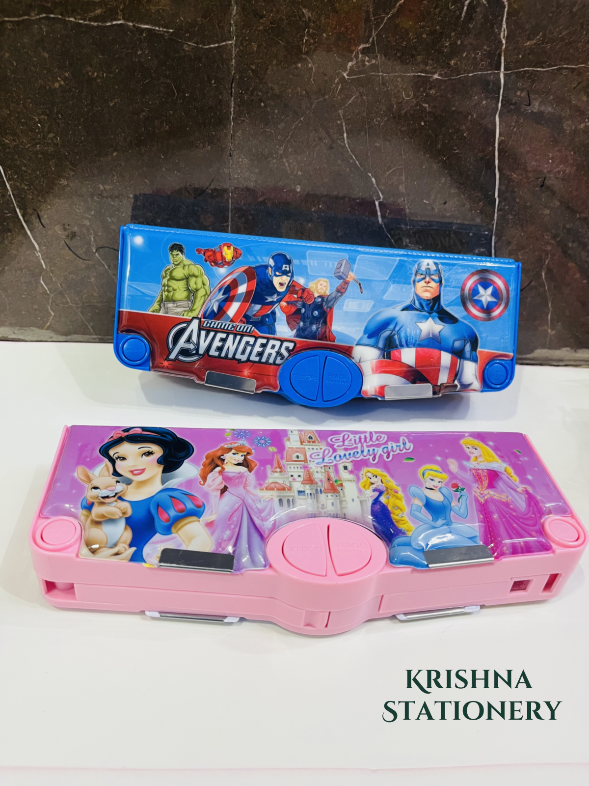 Multi Button Magnet Pencil Box