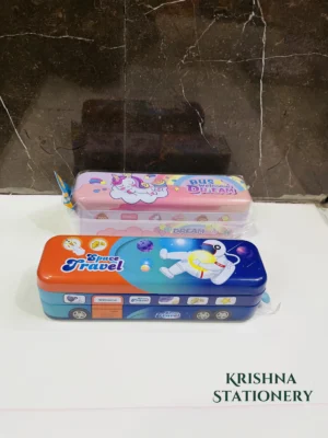 Metal Bus Pencil Box