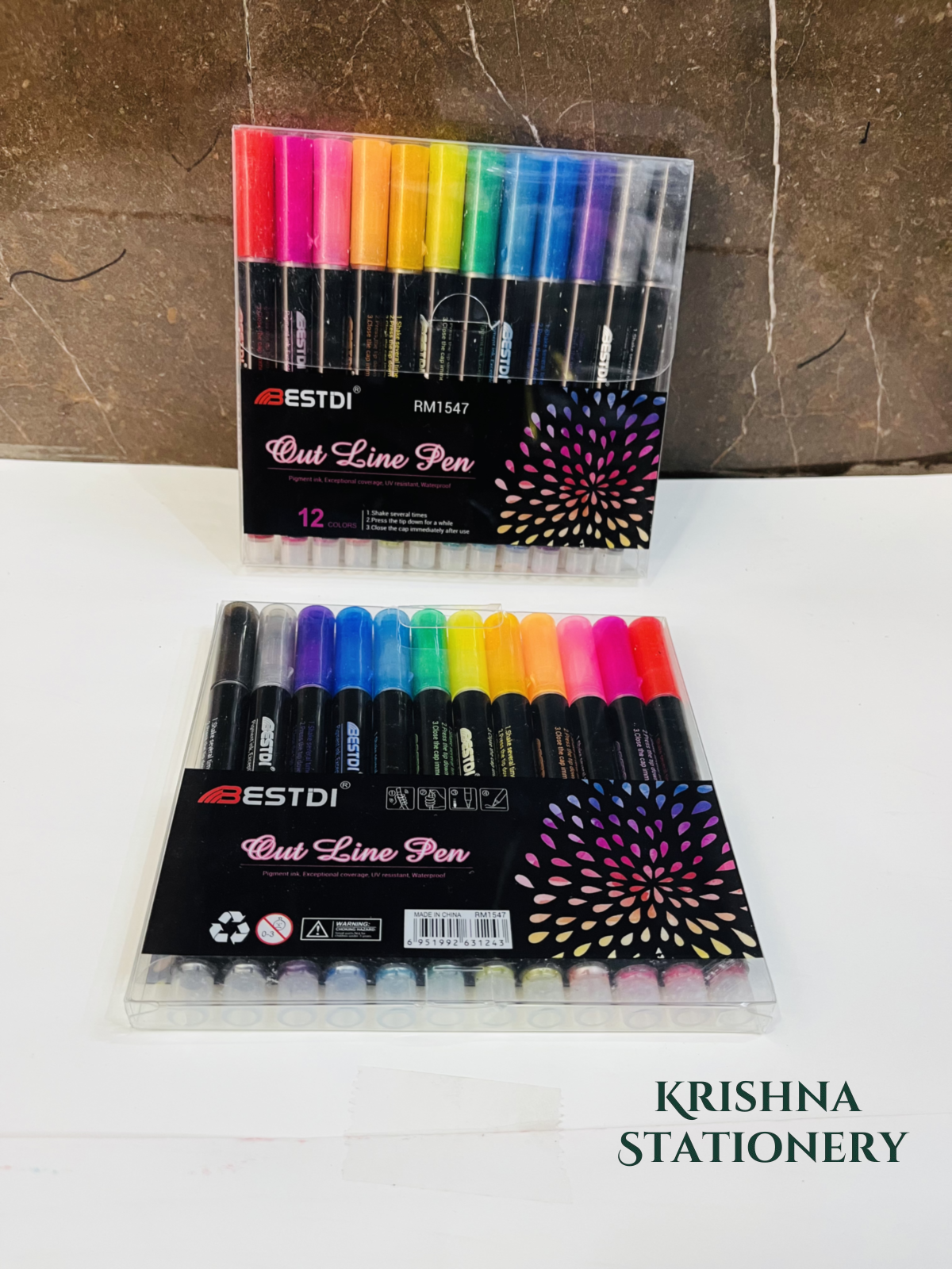Outline Pen - 12 Shade