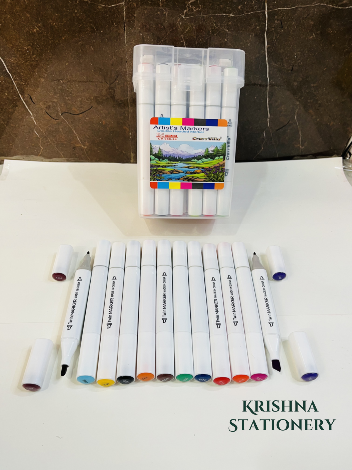 Alcohol Color Marker - 24 Shade Box