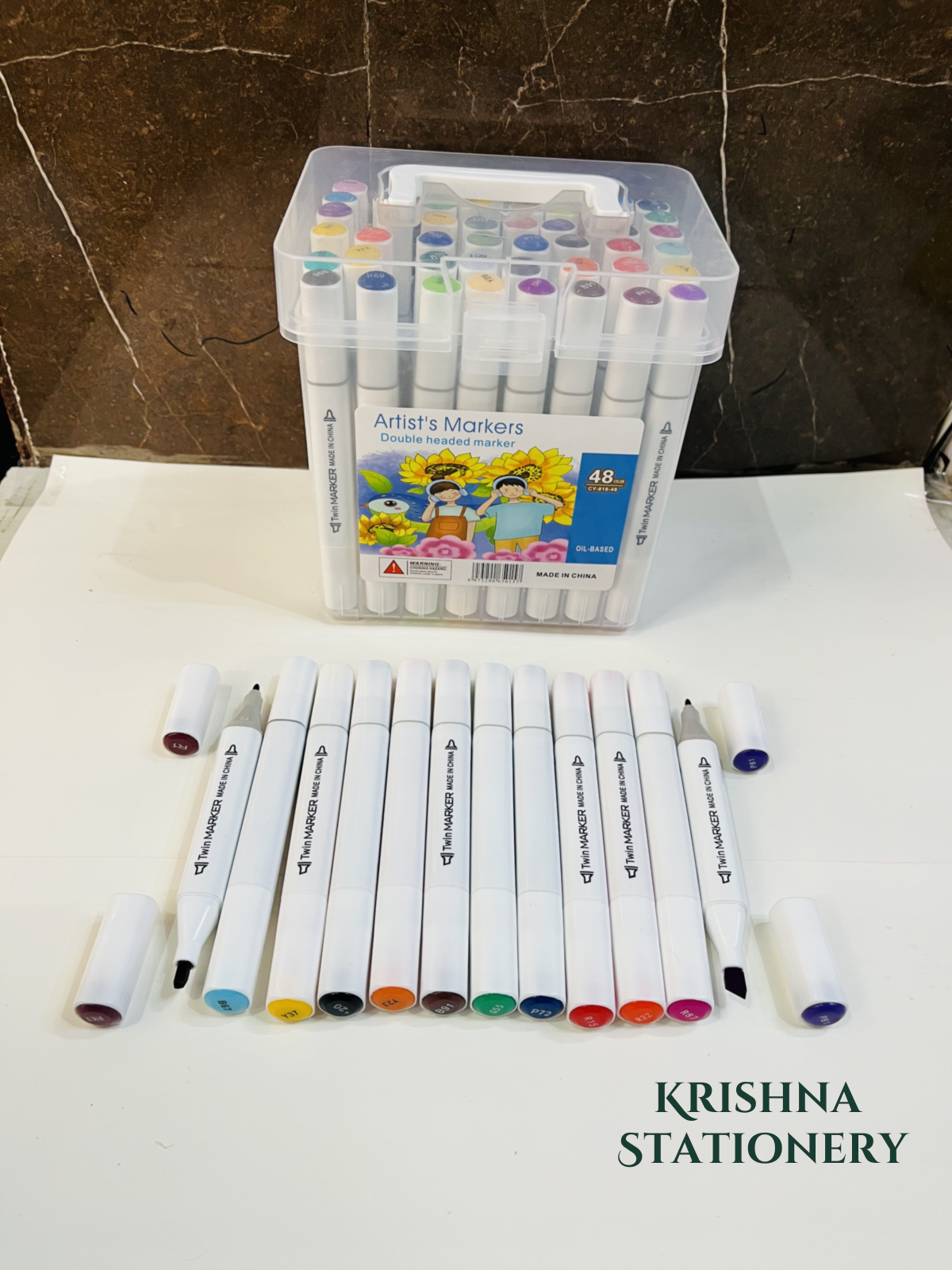 Alcohol Color Marker - 48 Shade Box