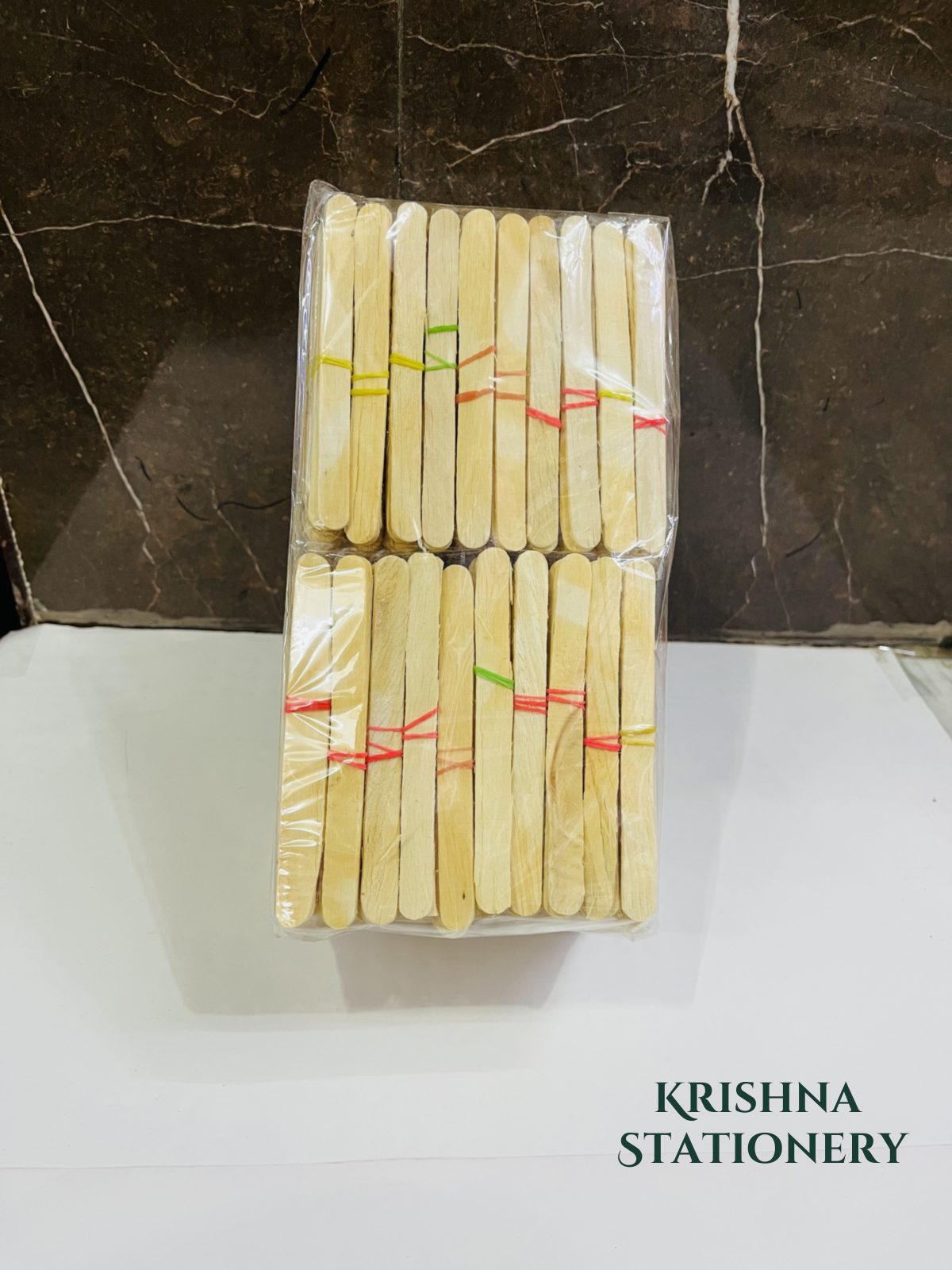 Ice Cream Stick White Sada