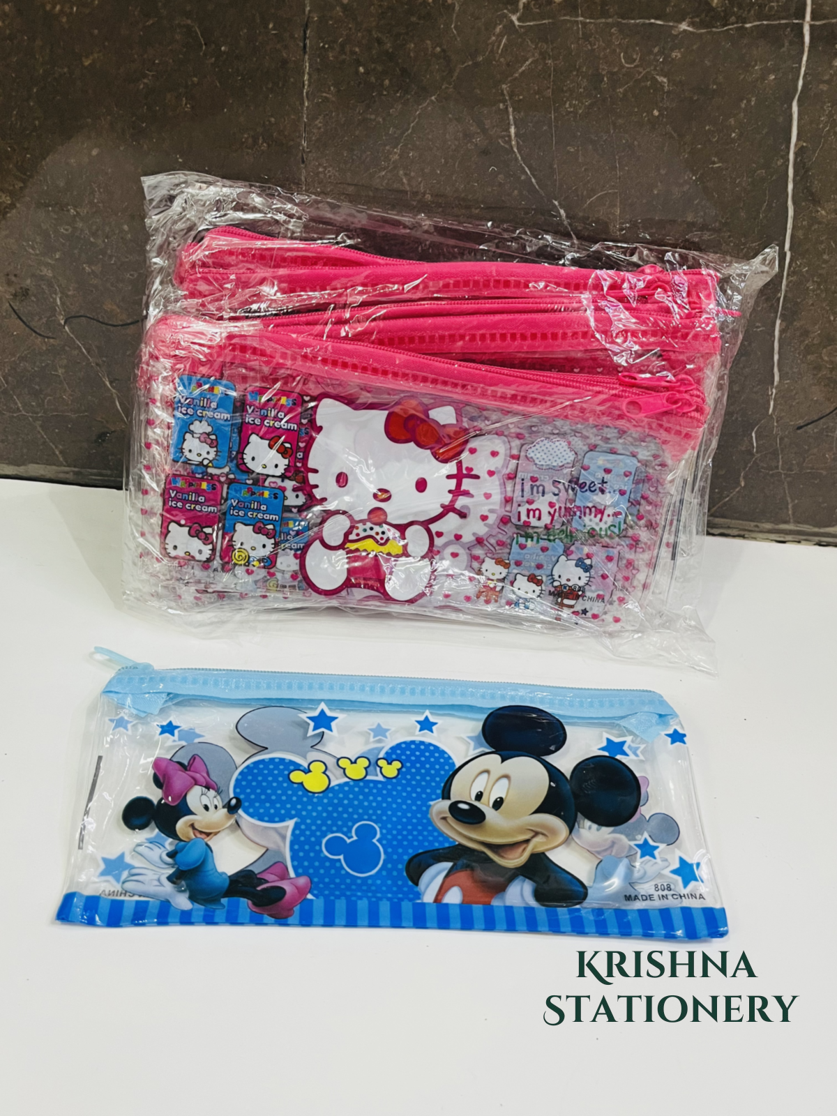 Printed Chain Pouch (Pack of 12)