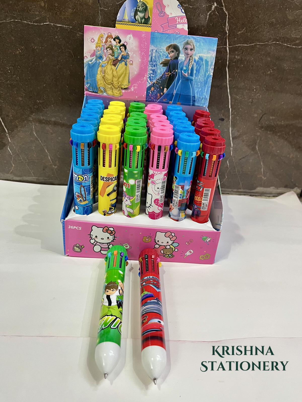 10 Refill Colorful Pens