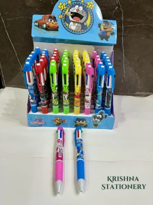 4 Refill Colorful Pens
